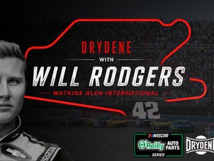 Drydene Partners with Will Rodgers for NASCAR O’Reilly Auto Parts Series Race at Watkins Glen