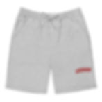 Thumbnail: Gray shorts with Legendary text, part of the clothing collection.