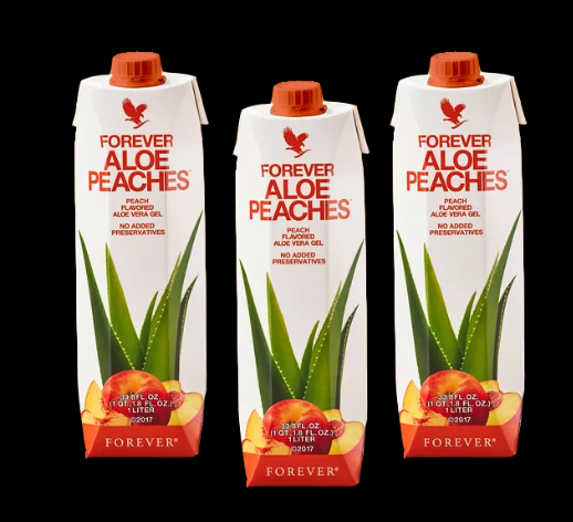 Forever Aloe Peaches - Jus de fruit naturel à la pêche