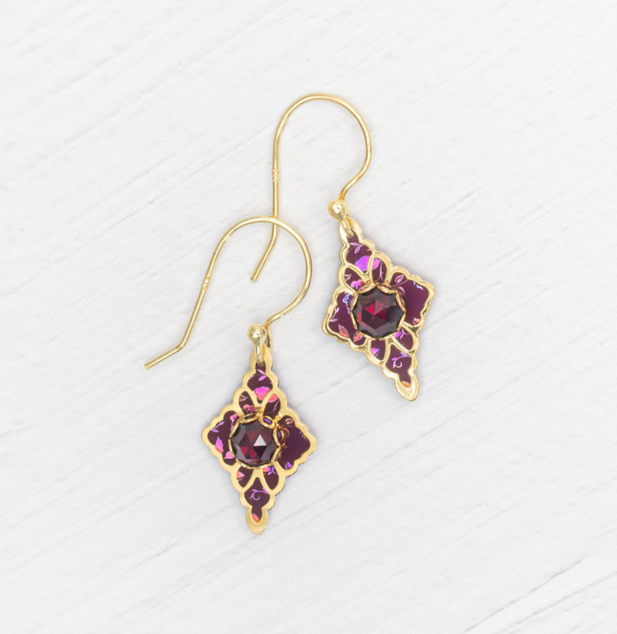 Garnet Esme Earrings