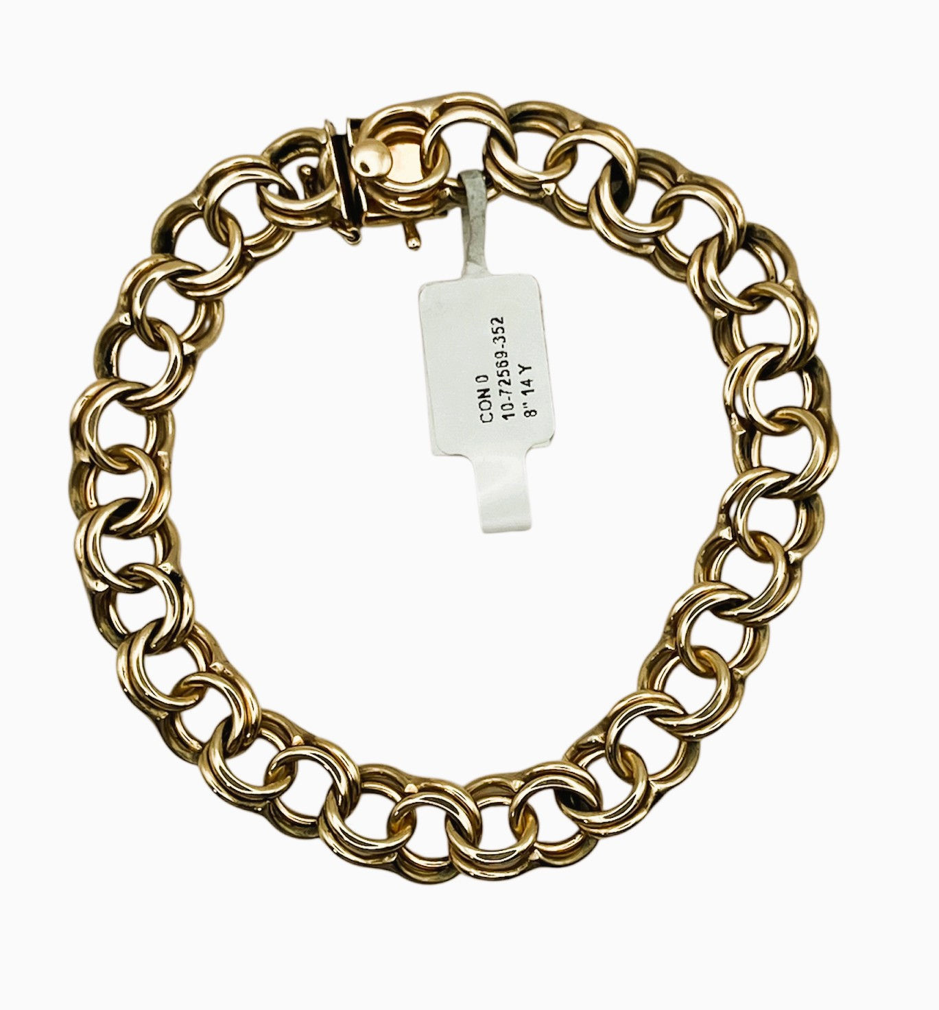 14ky Gold Double Link Bracelet