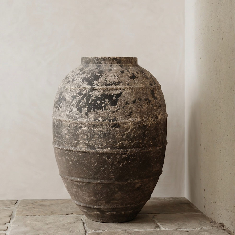 Thumbnail: CERAMIC VESSEL FIVE RINGS | LARGE FORMAT | UNIQUE PIECE