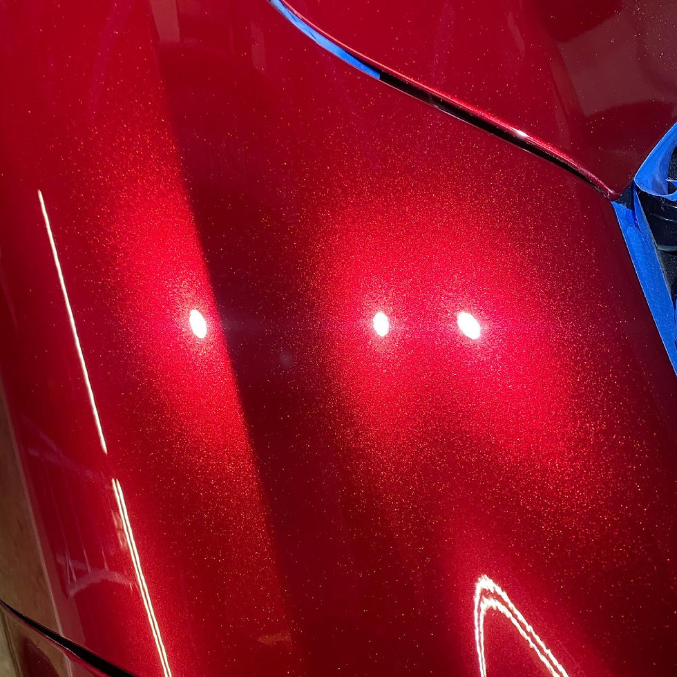 Ceramic coating and paint correction reflectiong