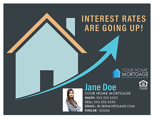 Interest Rates Going Up 2 Postcard