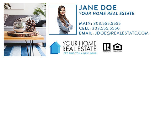 No Place Like Home Postcard (Back)