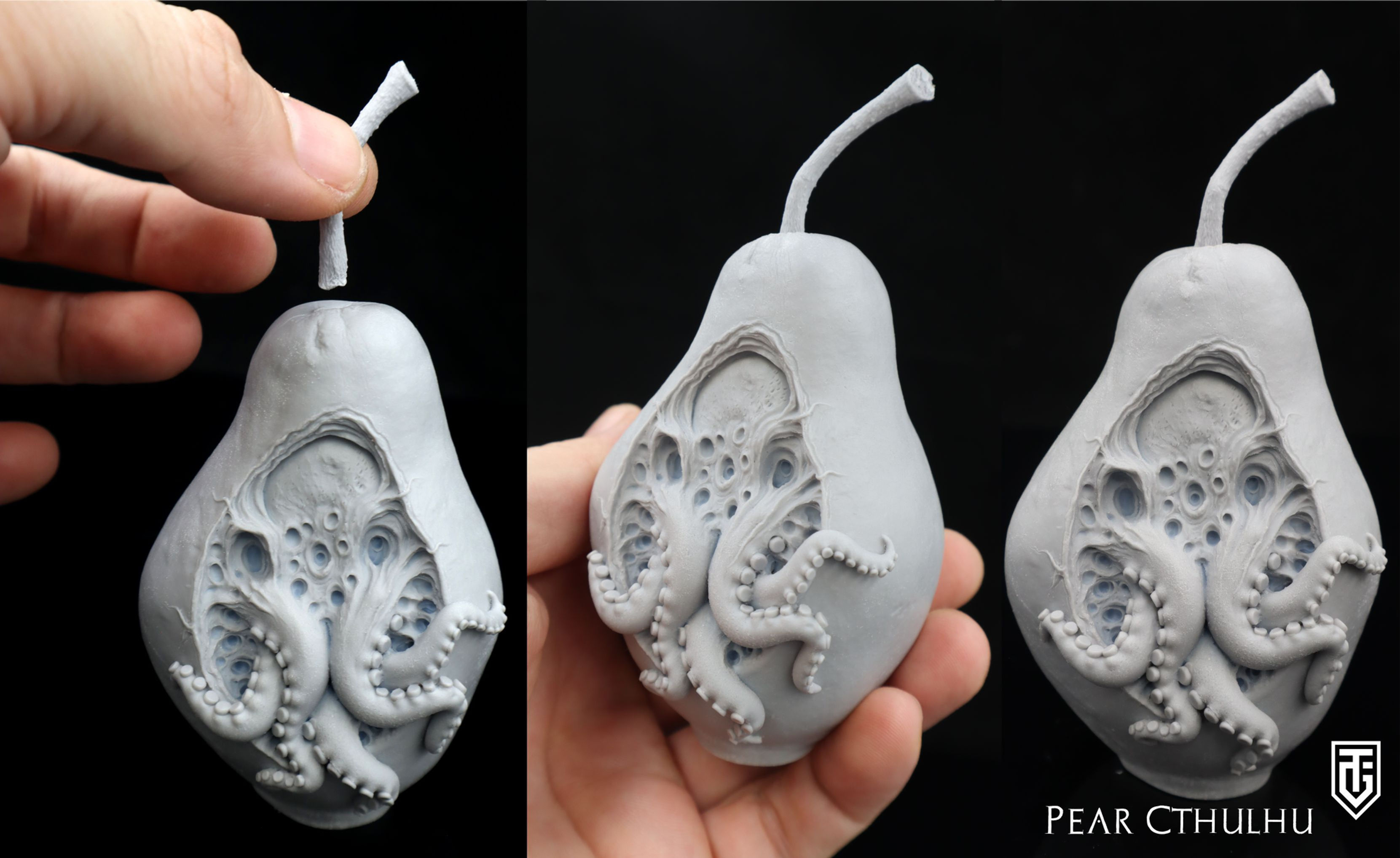 The Tentacled Pear ver1 grey ver .