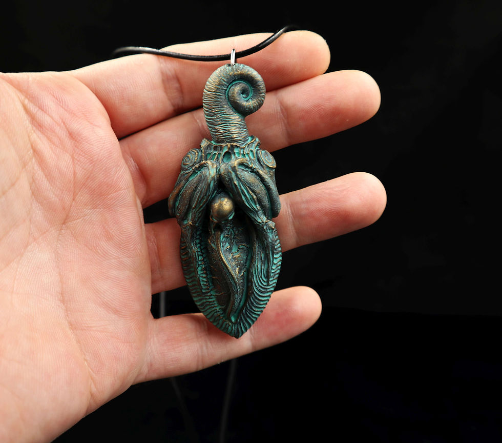 Thumbnail: Cthulhu necklace,Nyarlathotep Cultist Pendant