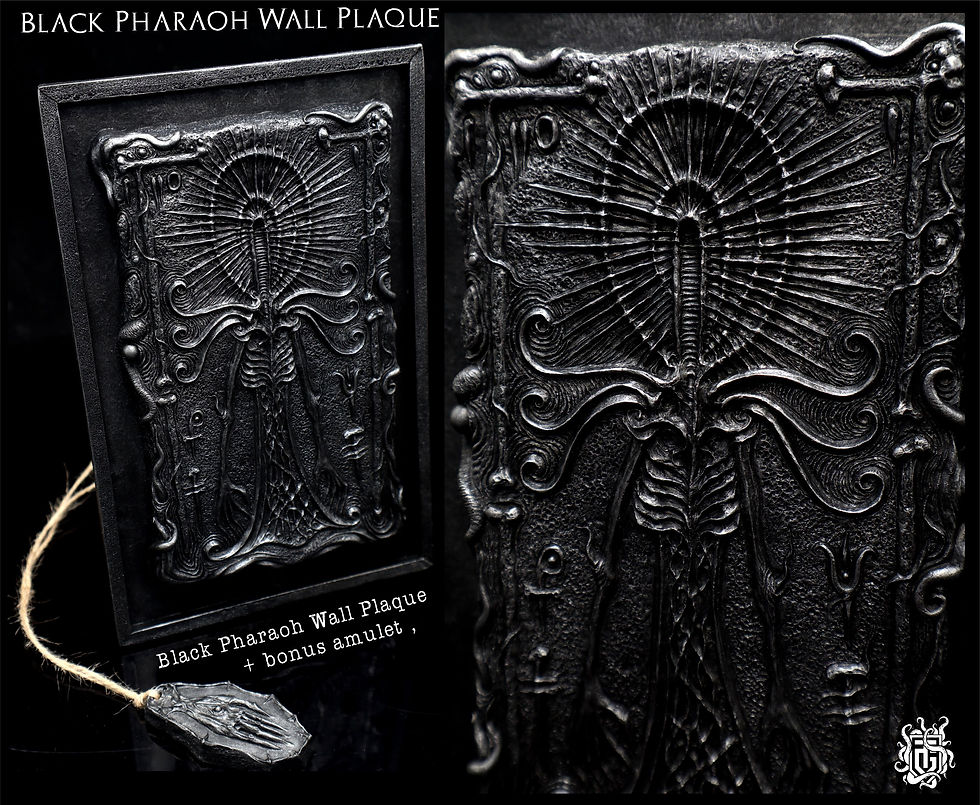 Thumbnail: Black Pharaoh Wall Plaque