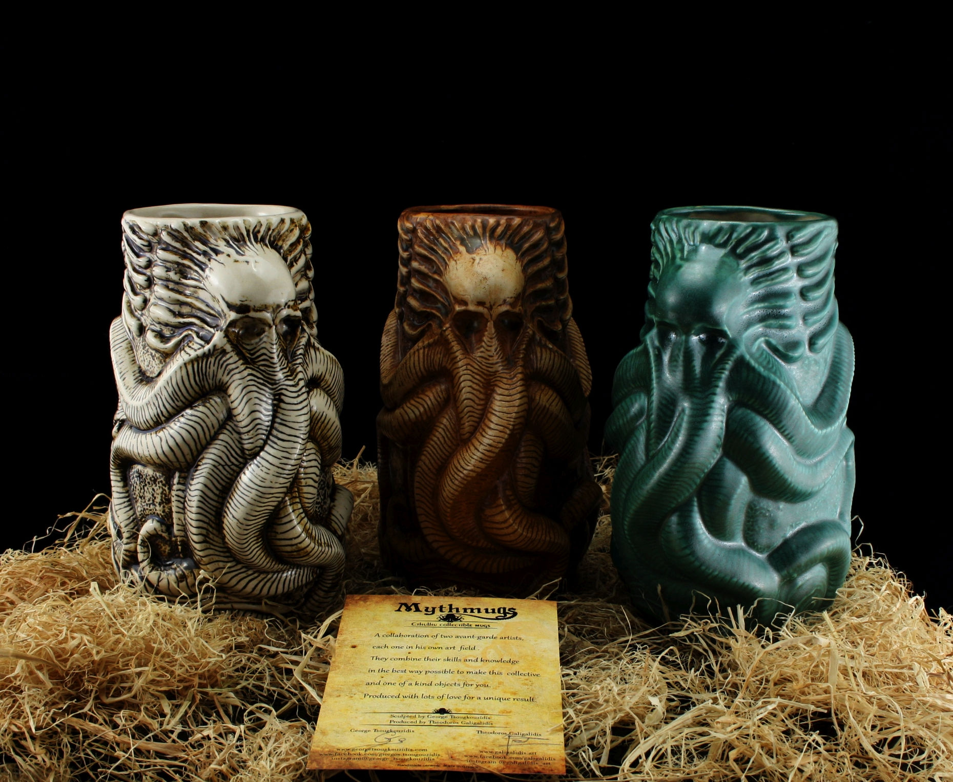 Cthulhu Cocktail mug Green ver.