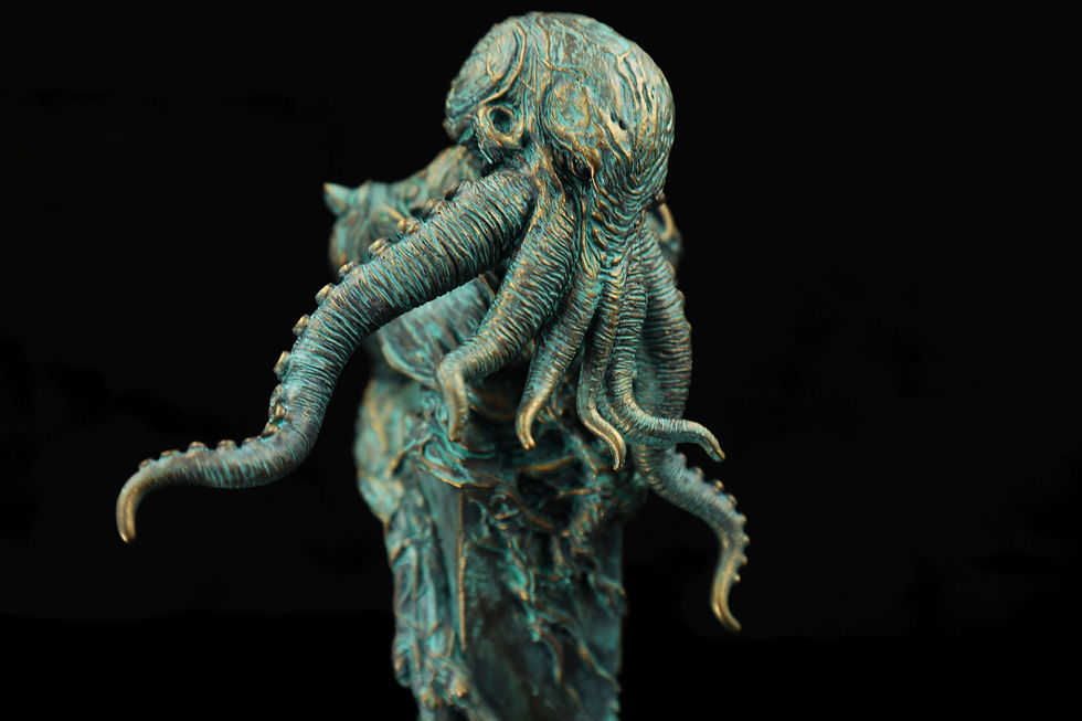 Thumbnail: Cthulhu bust  bronze ver1.