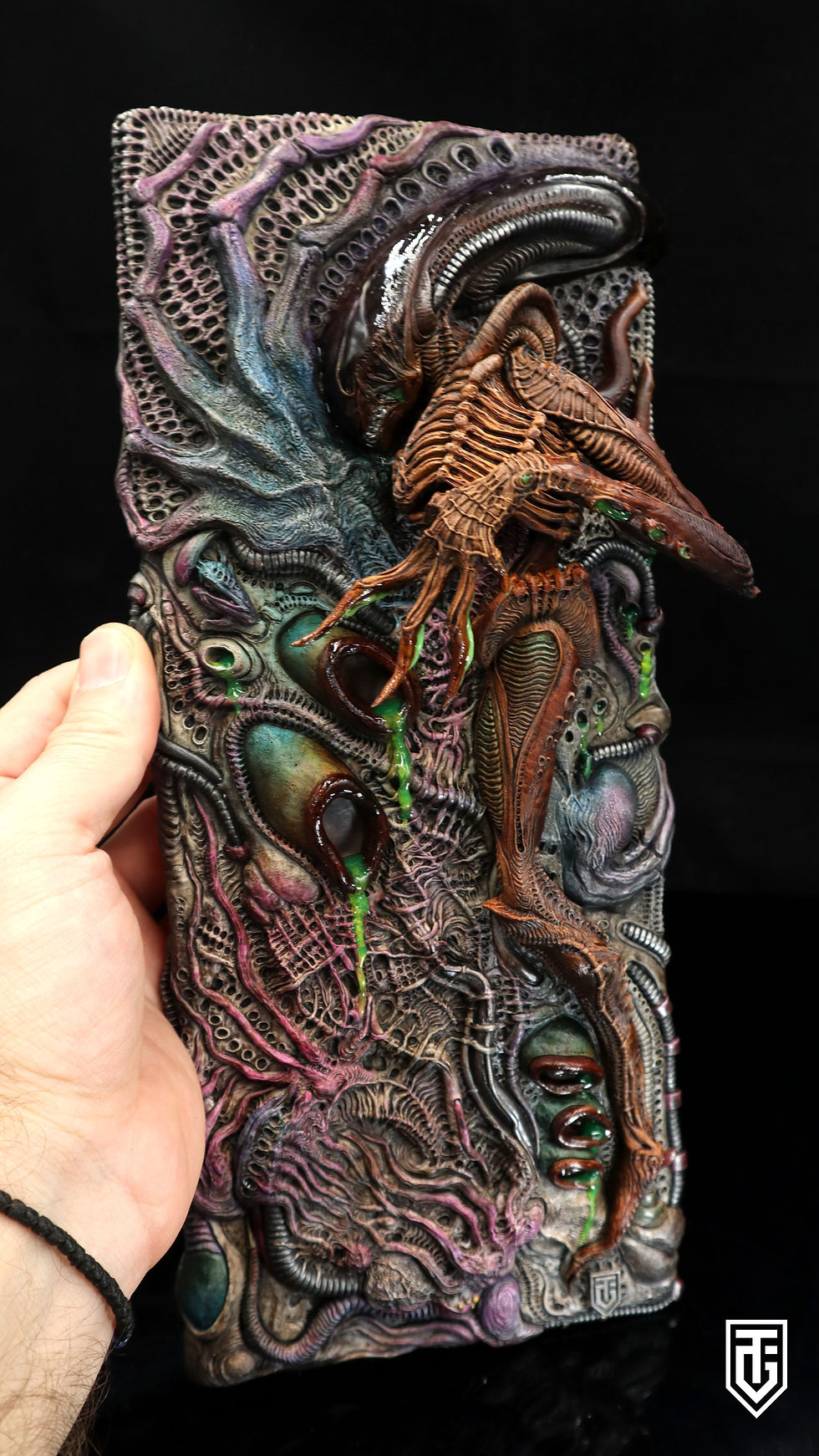 エイリアン銅像 Alien Xenomorph wall plaque Limited ed. | georgetsougkouzidis