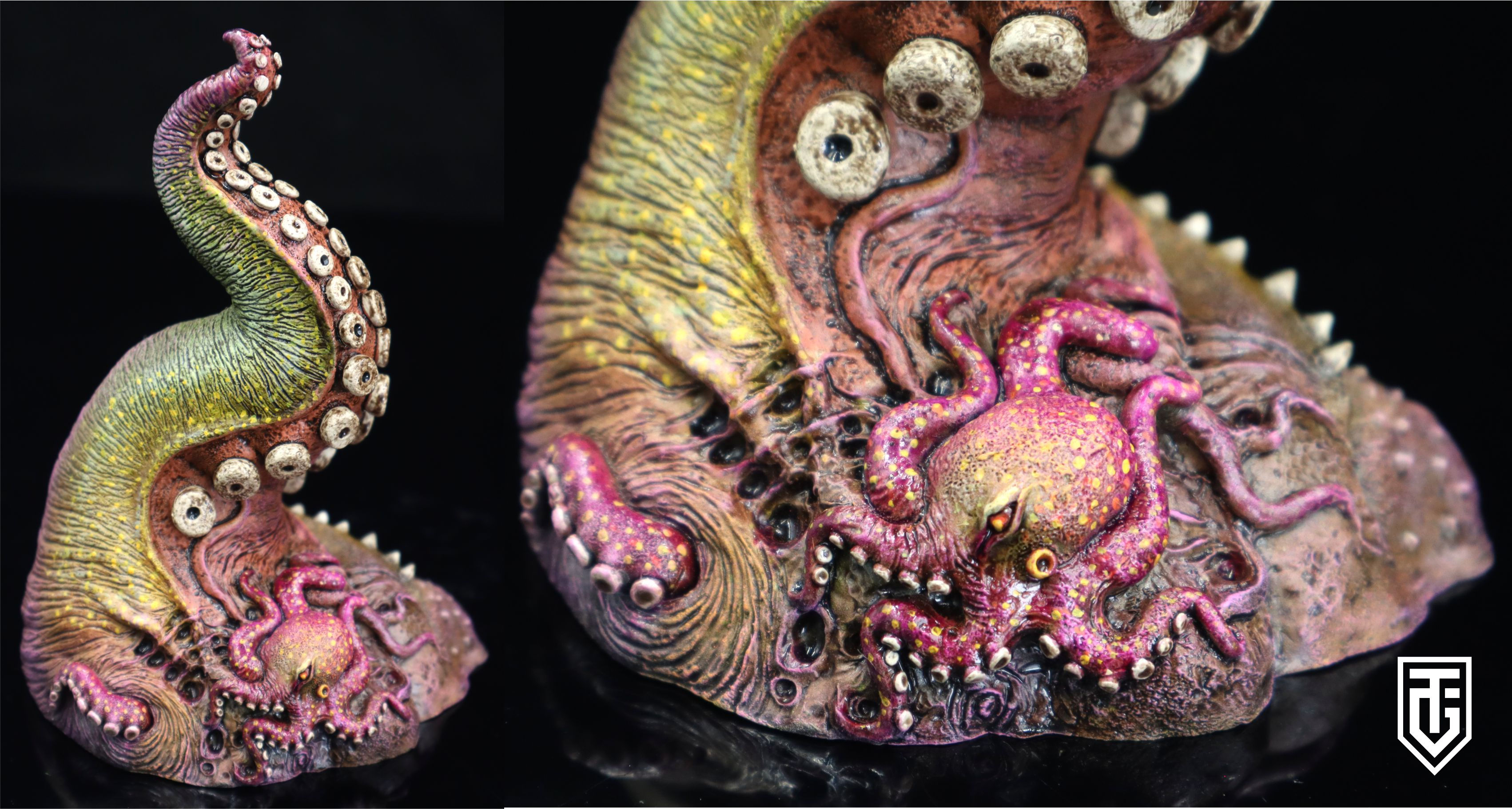 Tentacle Abyss Limited painted edition .