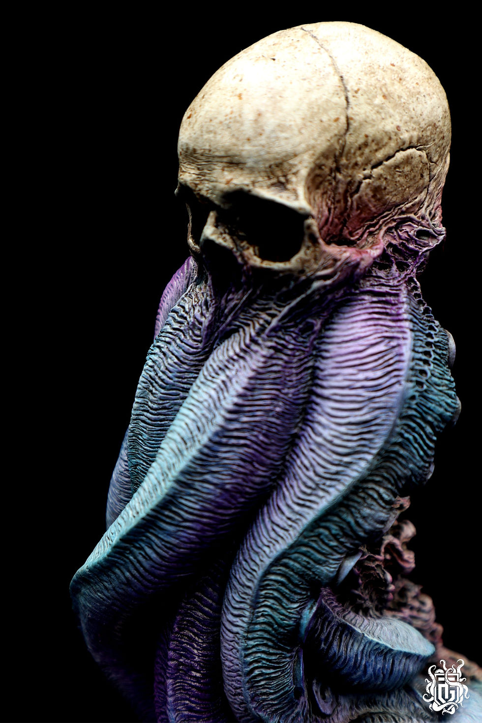 Thumbnail: Cthulhu Scull Bust limited  Blue sea edition