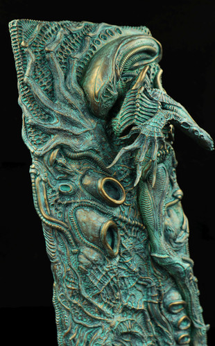 エイリアン銅像 From eno0666 Roswell Japan Alien big chap bust statue