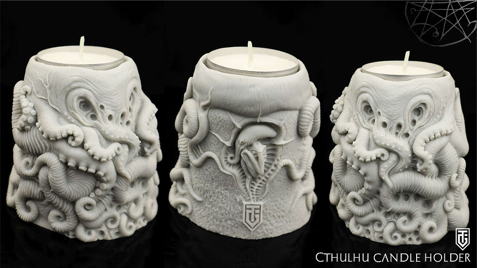 Thumbnail: Call of Cthulhu candle holder