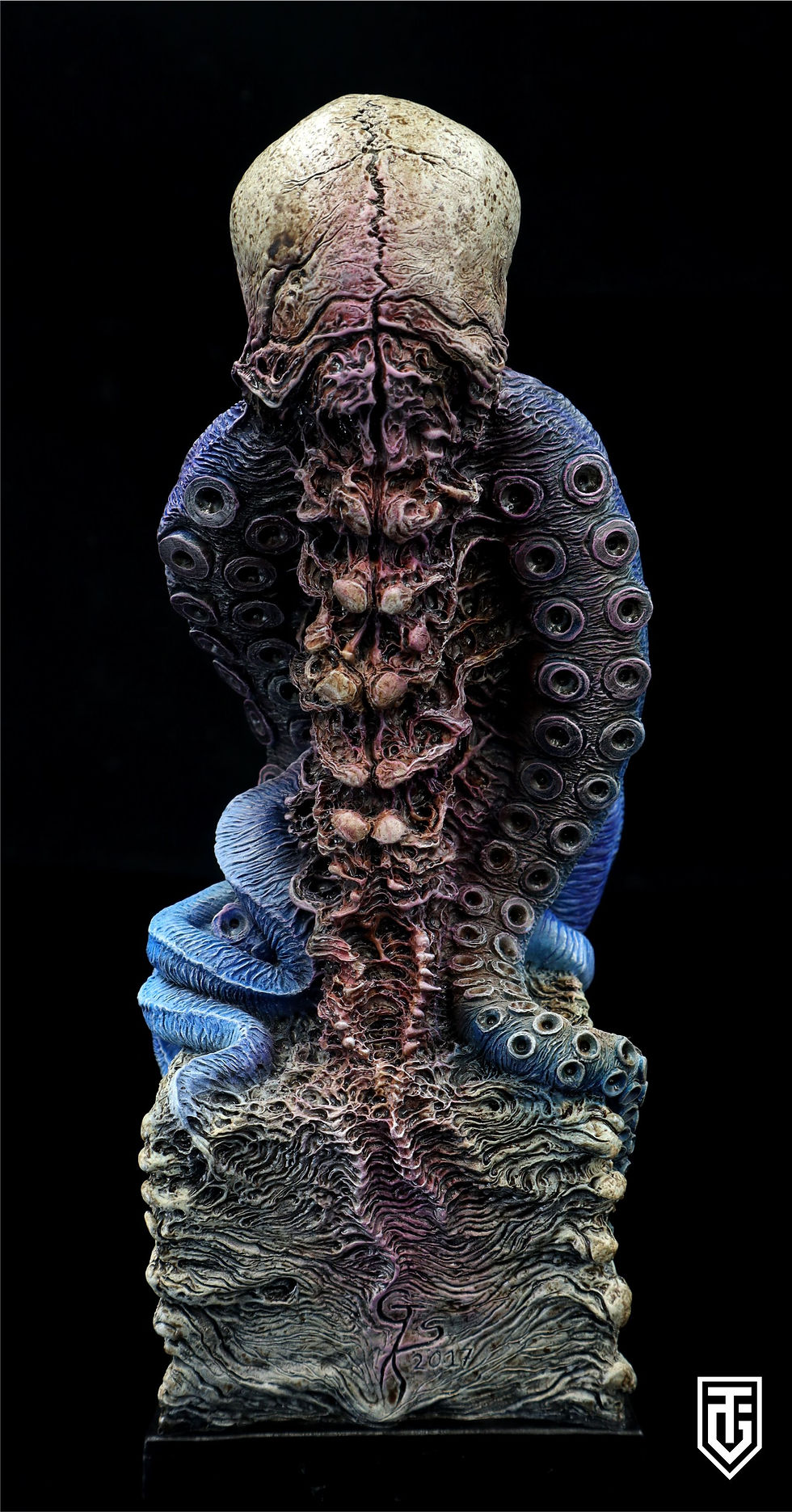 Thumbnail: Cthulhu Scull Bust limited  Blue sea edition