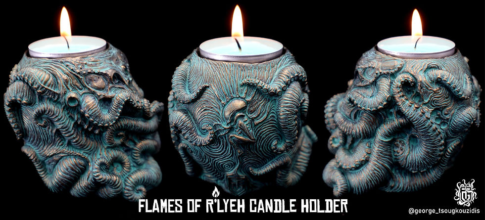 Thumbnail: Flames of R’lyeh Candle Holder.