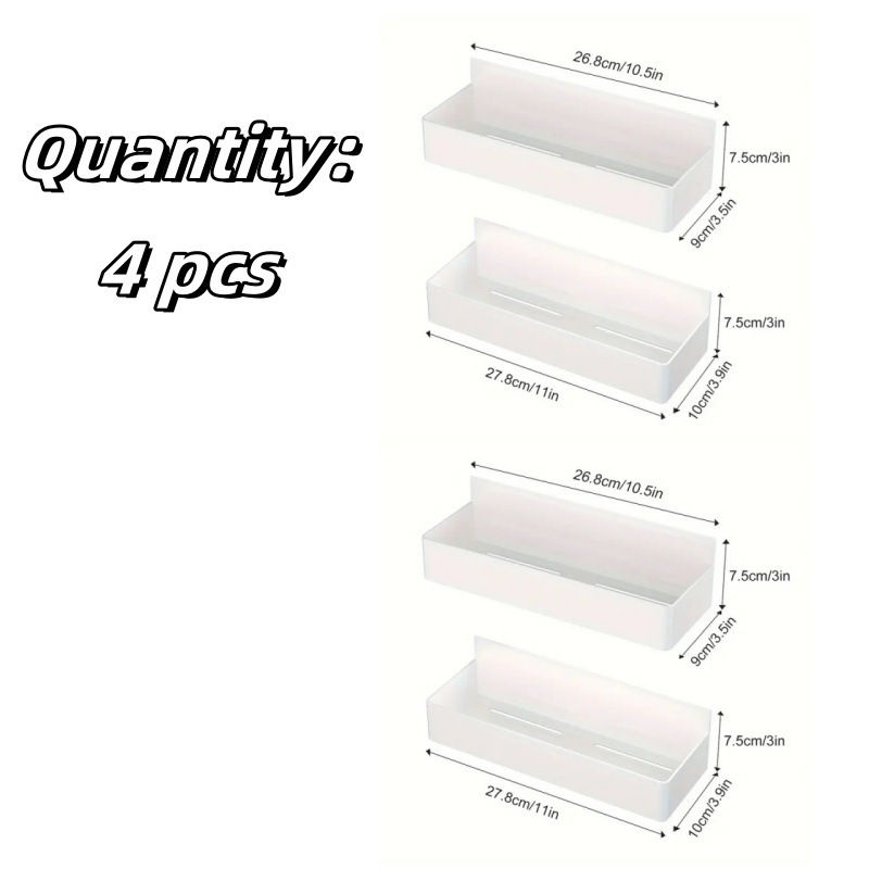 Thumbnail: Magnetic No-Drill Refrigerator Shelf