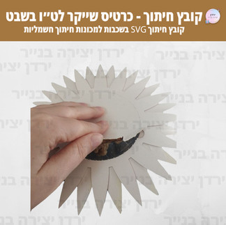 קובץ חיתוך בתשלום כרטיס שייקר לט"ו בשבט