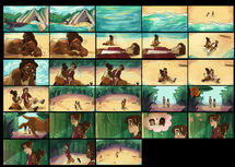 "Friendship Wreck" Scene 2 Color Script