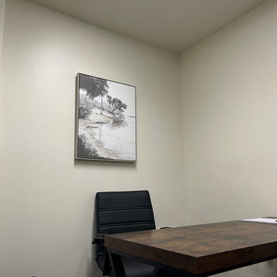 desk in therapy office