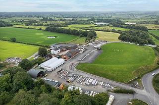 Aerial view of South Planks Farm