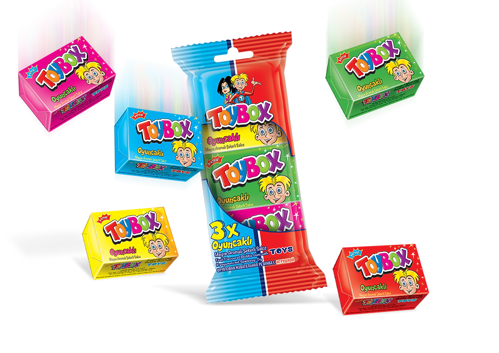 TOYBOX-OYUNCAKLI SAKIZ-3LU