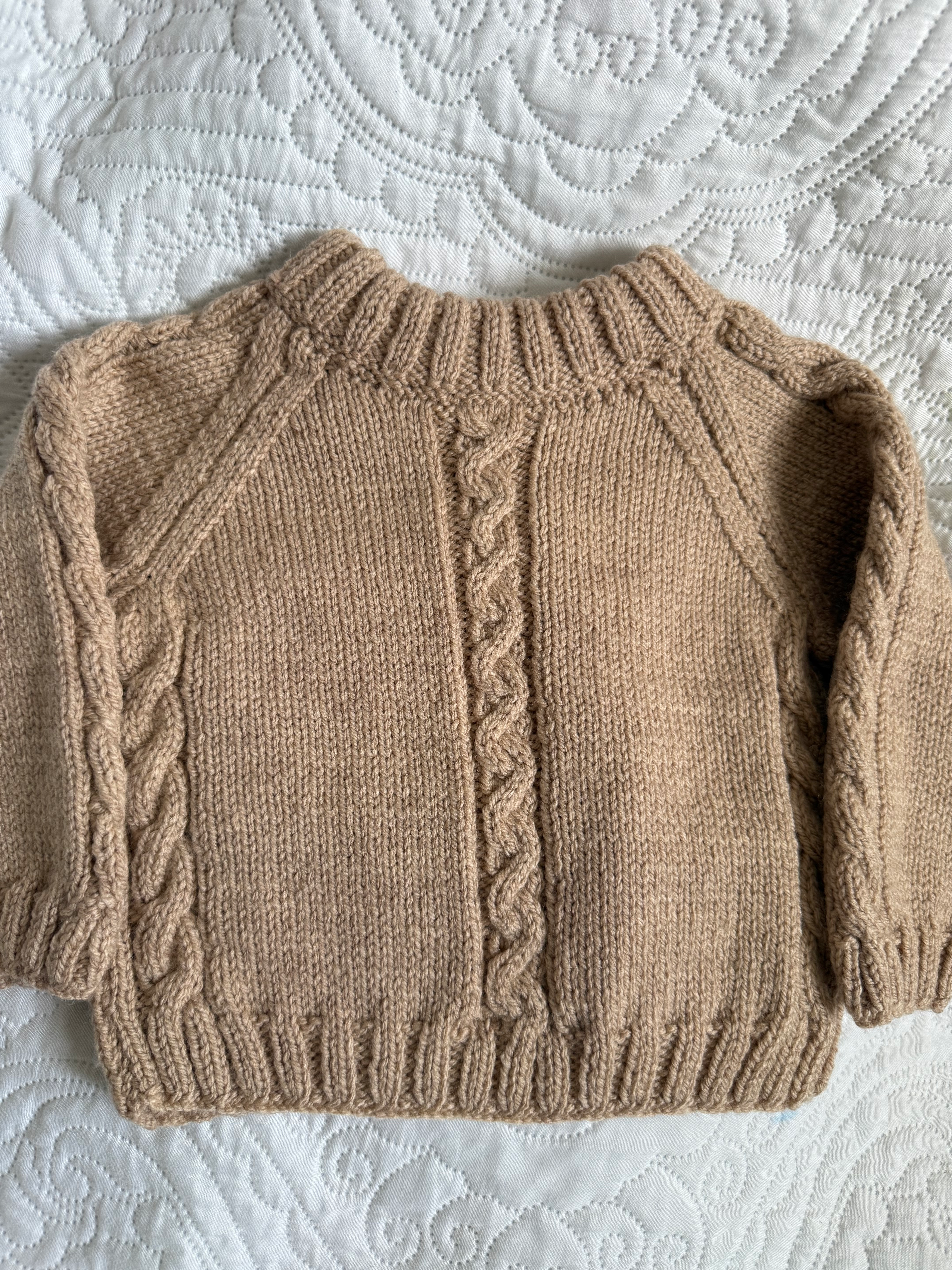 Hand knitted Nana style jumper  9-12 months