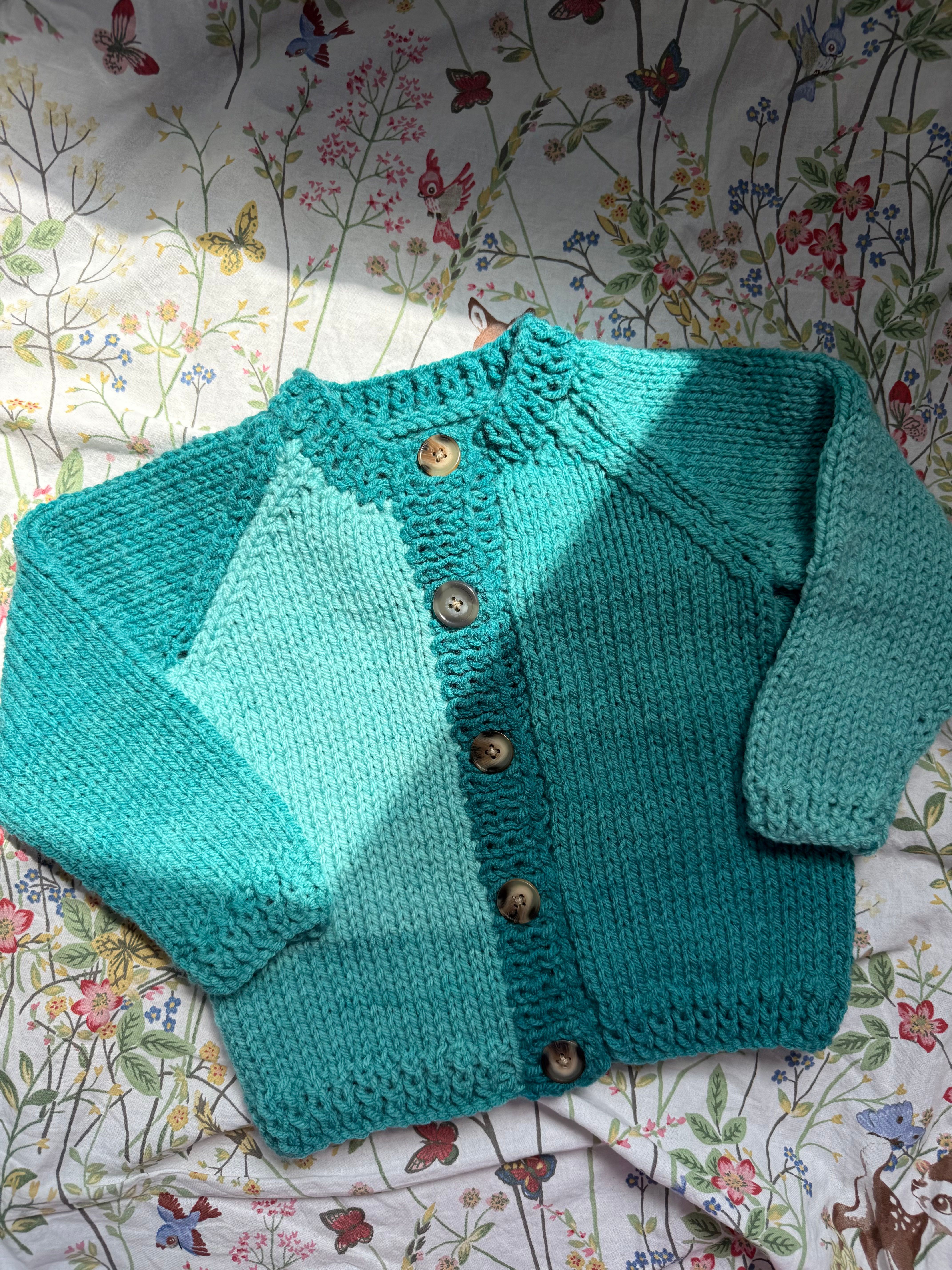 New season Hand knitted cardigan with 2-3years