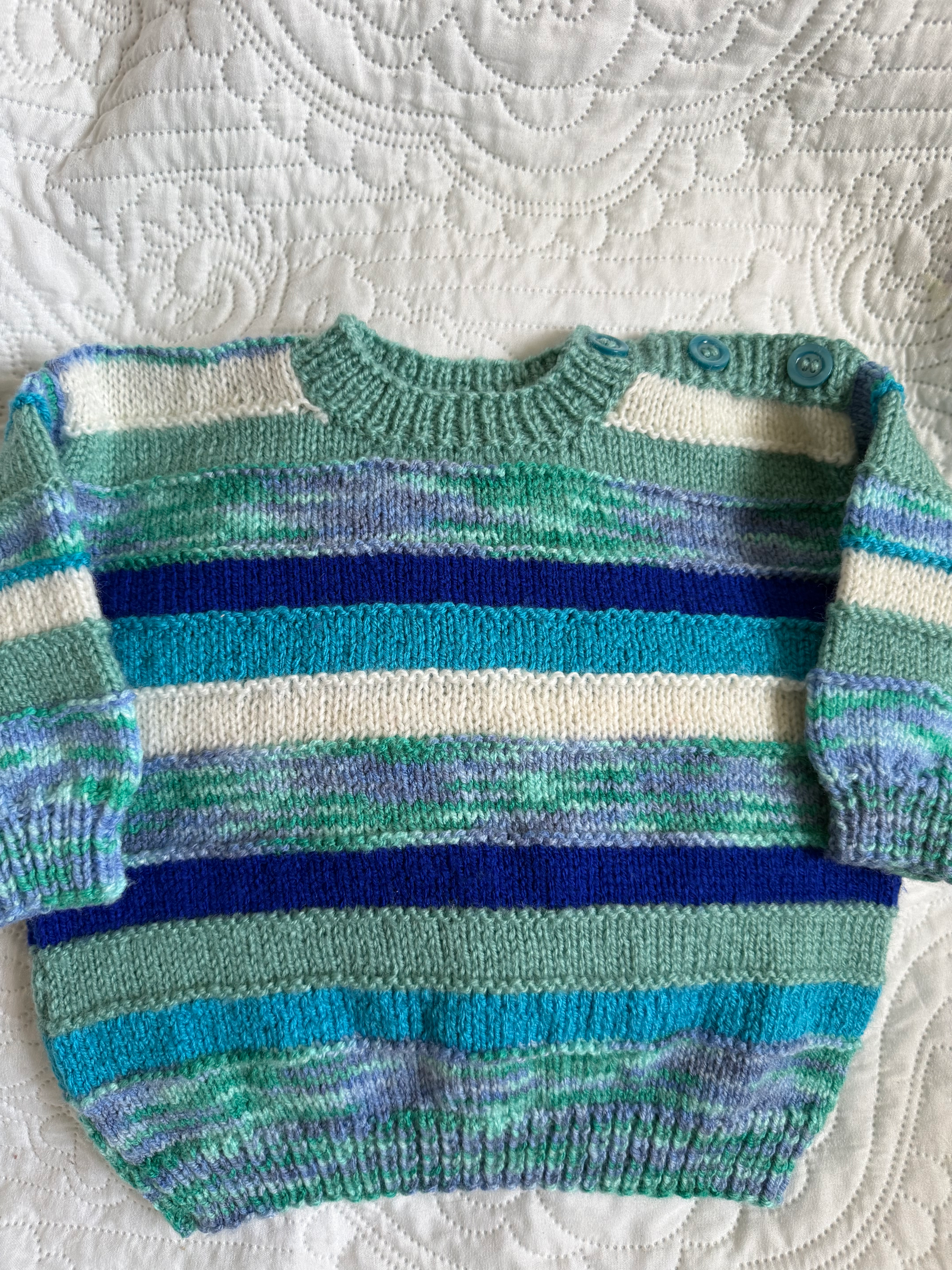 Hand knitted Nana style jumper 2-3years