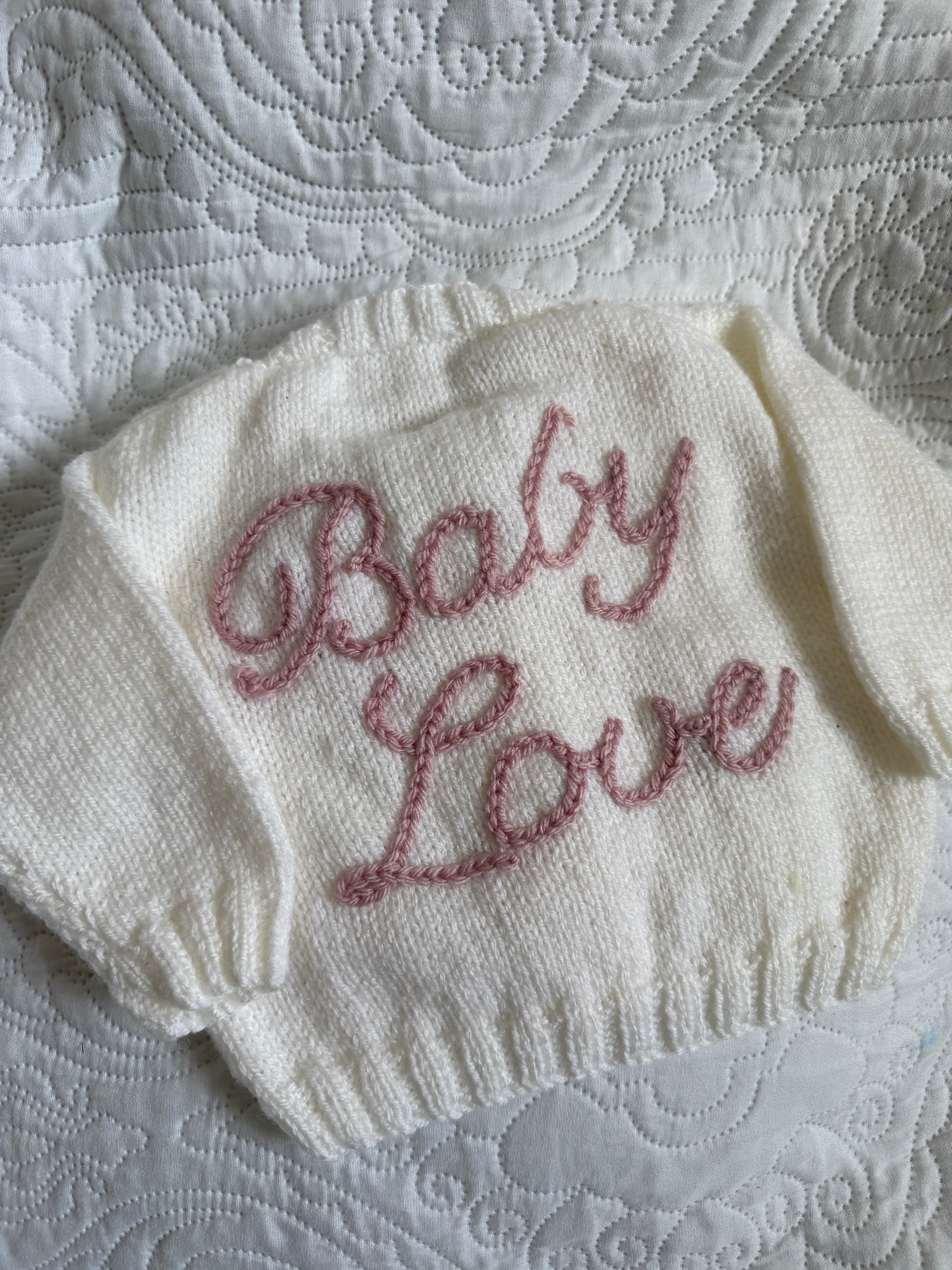 Hand knitted Nana style cardigan 6-12 months