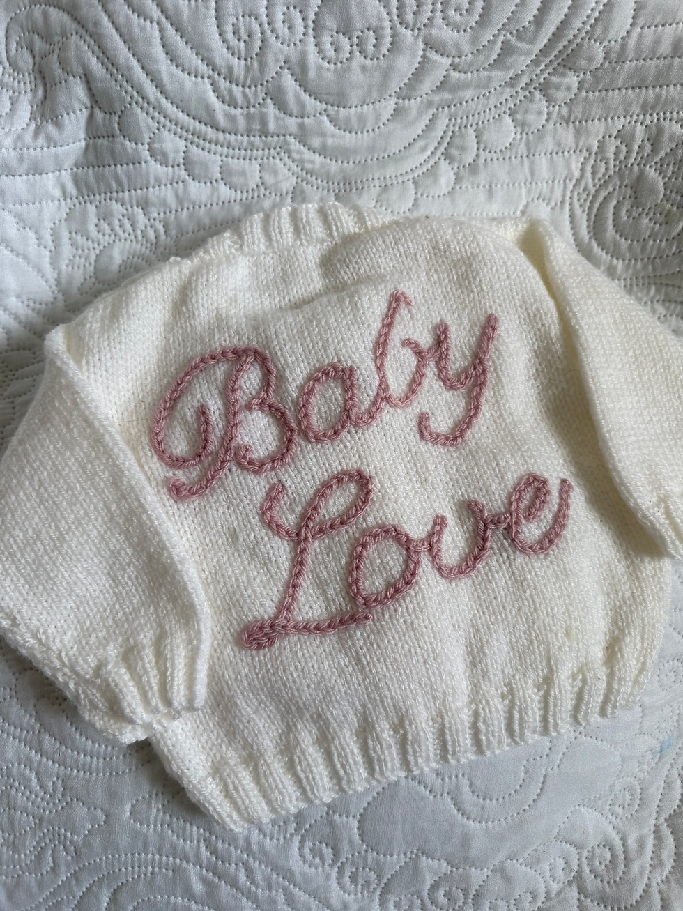 Thumbnail: Hand knitted Nana style cardigan 6-12 months