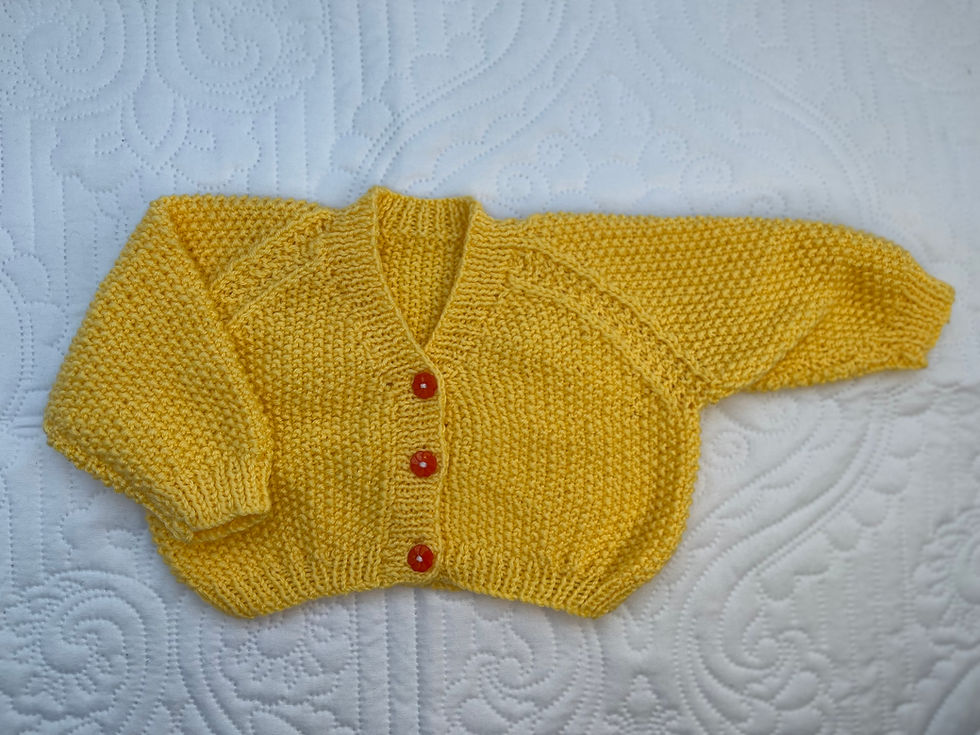 Nana style hand knit 3-6 months