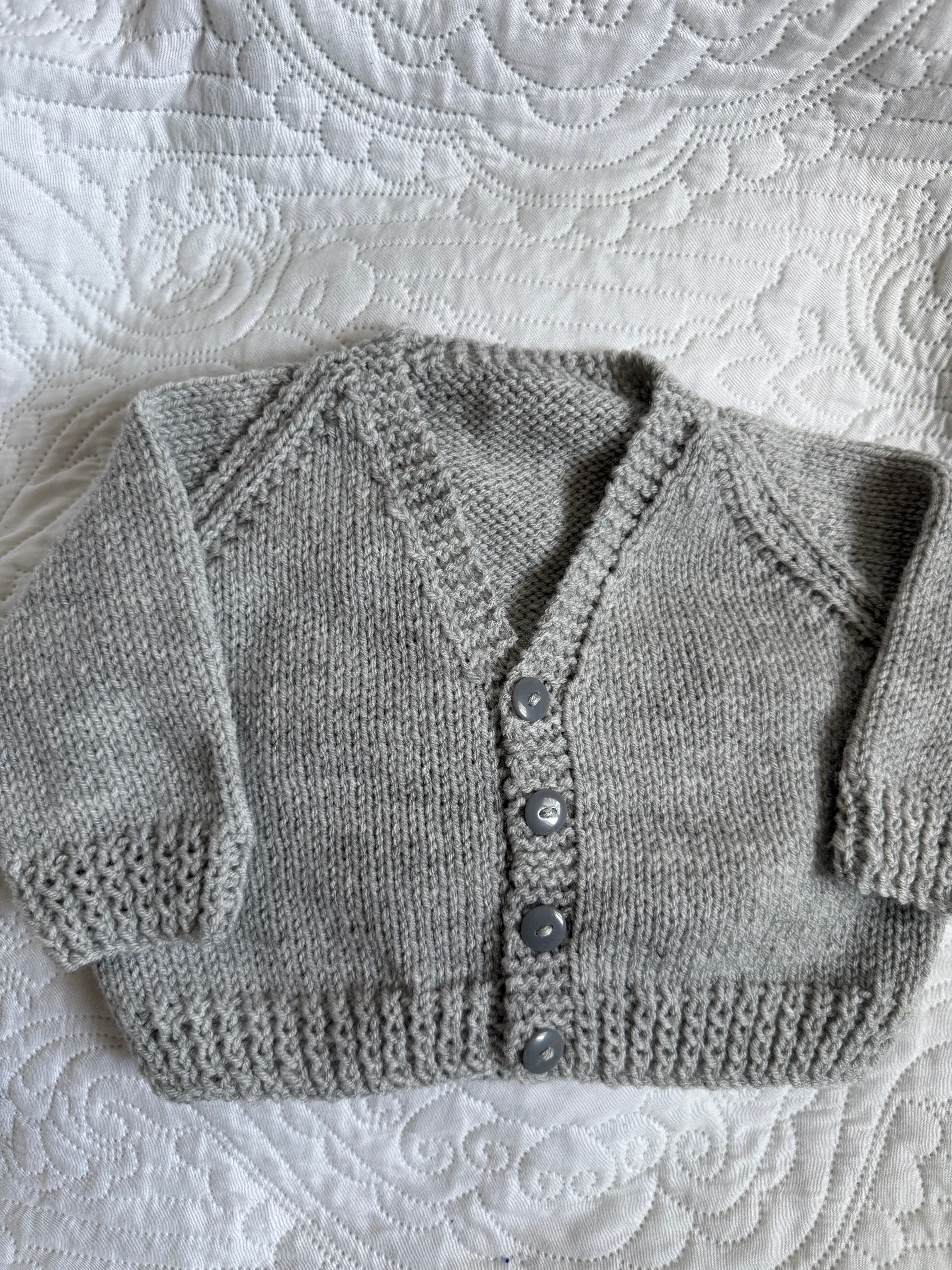 Hand knitted Nana style cardigan 1-2 years