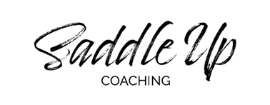 SaddleUp Coaching logo text in black