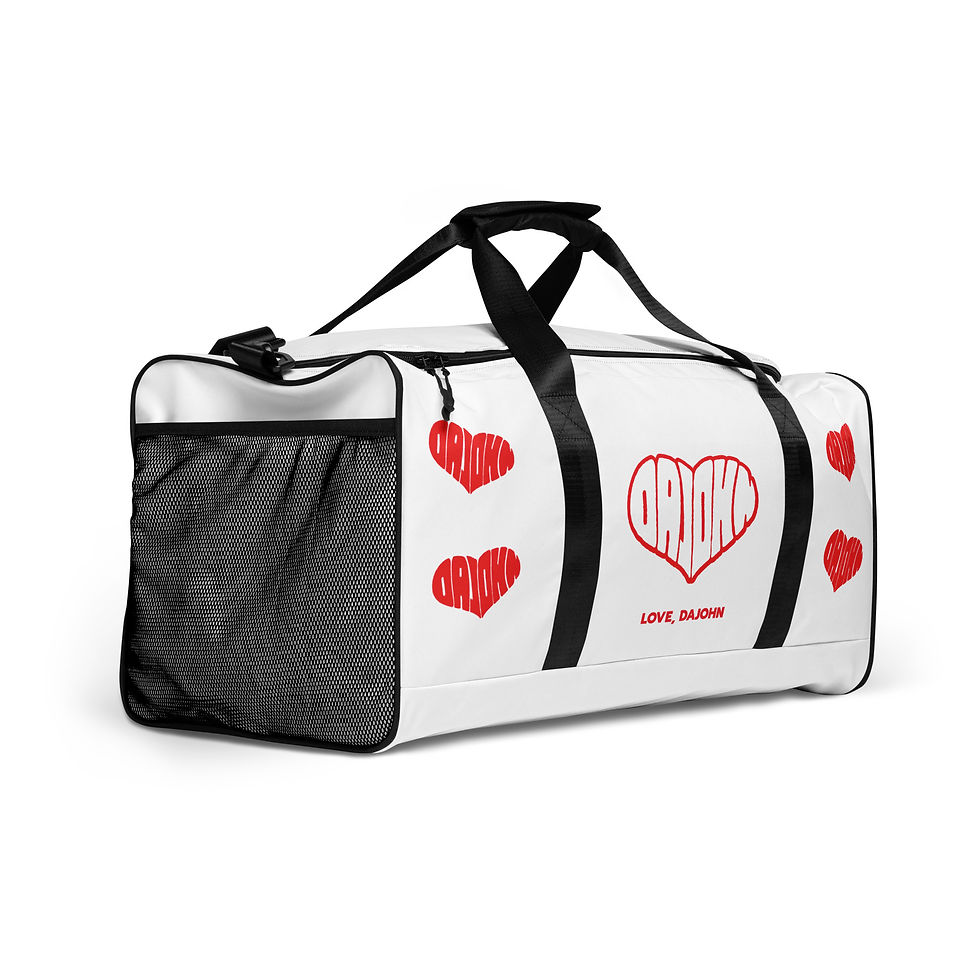 Love, DaJohn Duffle Bag