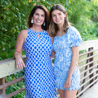 Mother and daughter portrait