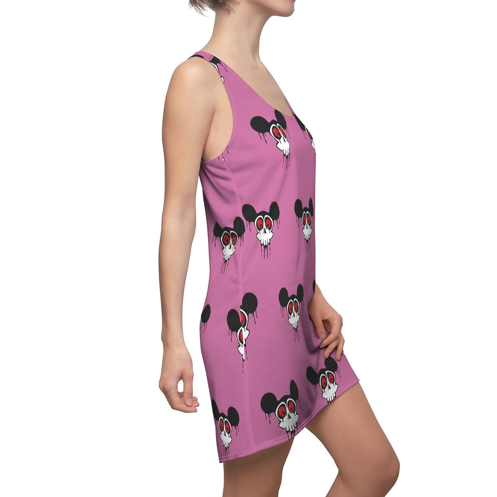 Miniaturbild: Racerback-Kleid für Damen Creepy Mouse