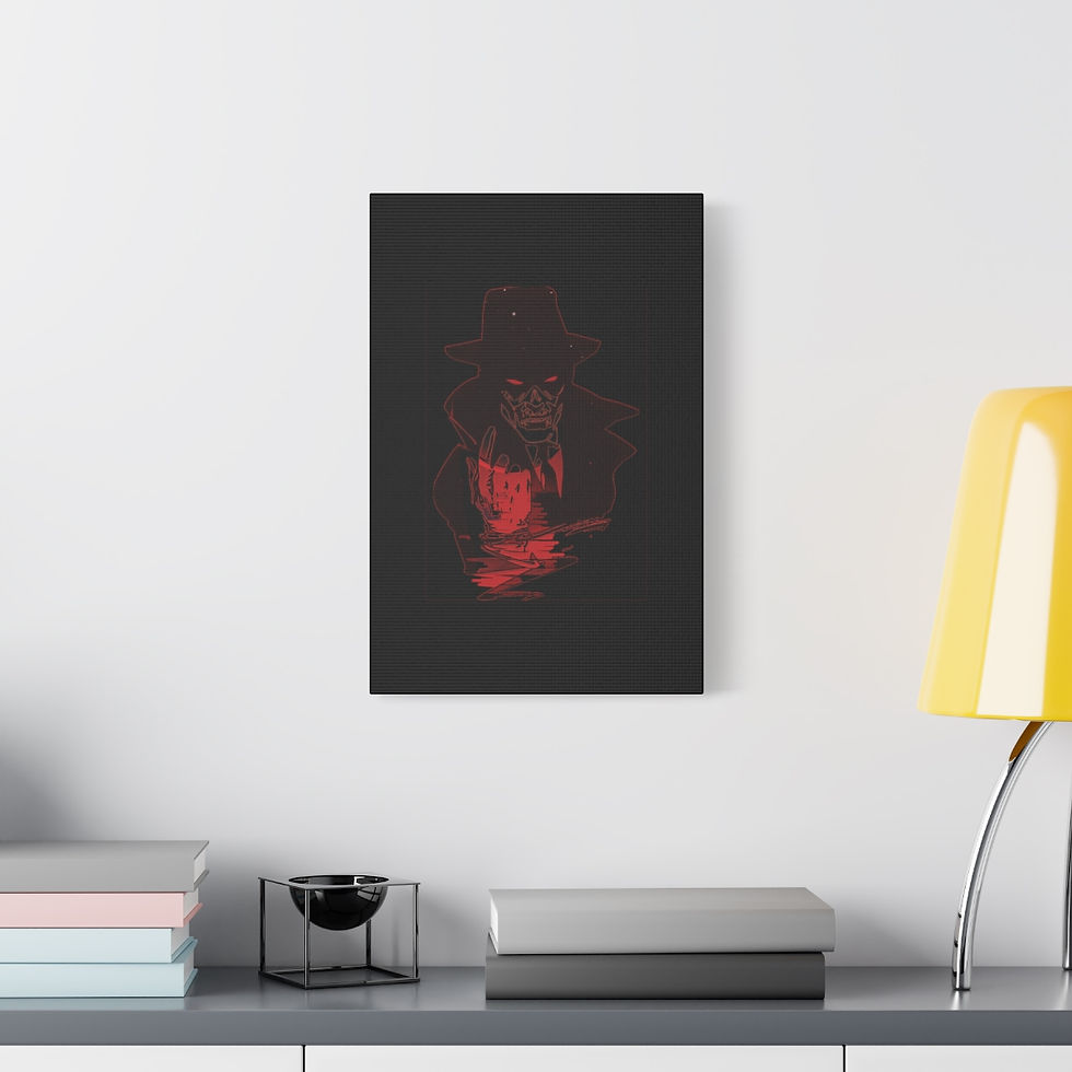 Miniaturbild: Matte Leinwand, gestreckt, 1,25" Red Demon