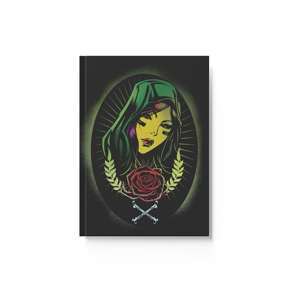 Miniaturbild: Notizbuch mit festem Rücken Rose