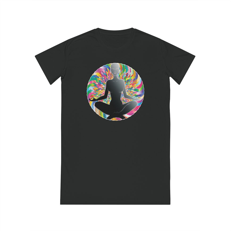 Miniaturbild: Spinner T-Shirt Kleid Meditation