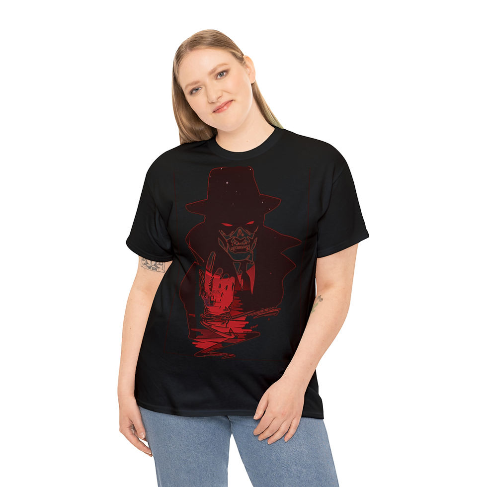 Miniaturbild: Unisex-T-Shirt aus schwerer Baumwolle Red Demon