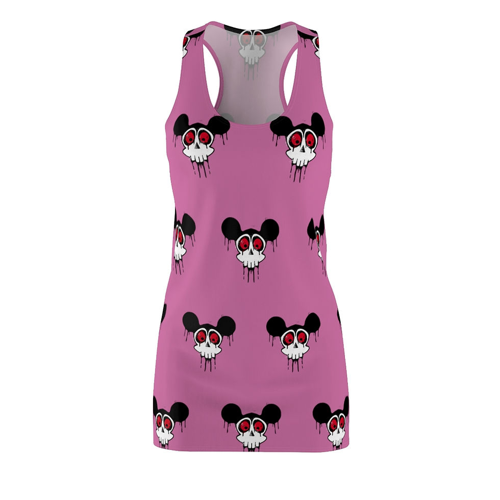 Miniaturbild: Racerback-Kleid für Damen Creepy Mouse