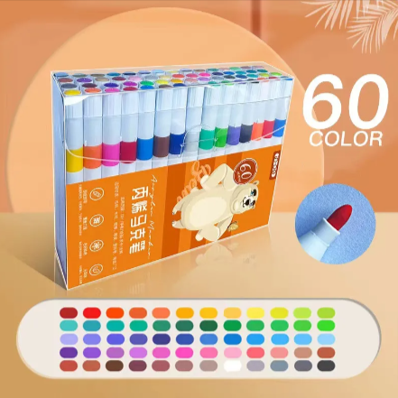 Miniatura: Kids’ Doodle Acrylic Markers – Waterproof & Quick-Drying