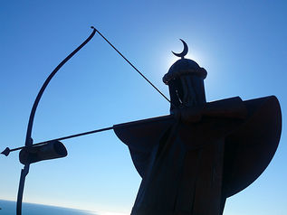 Defending the castle.