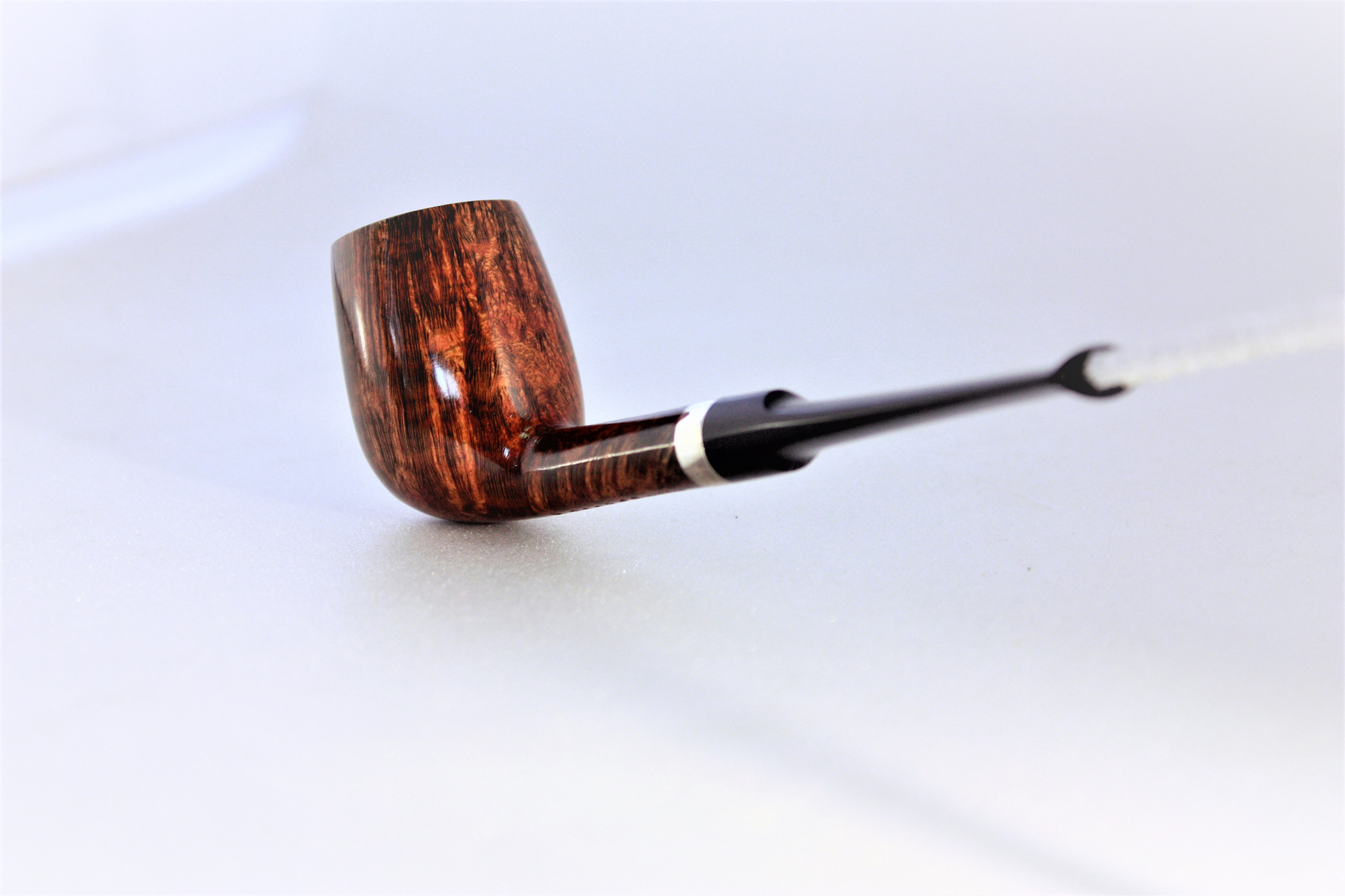 Pencil shank Billiard with silver ring Grade A