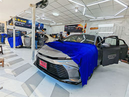 Toyota GR เลือกติดฟิล์มเซรามิคกันความร้อนสูง งานติดตั้งละเอียดทุกขั้นตอน โดยทีมงานศรีนครินทร์ฟิล์มกรองแสง