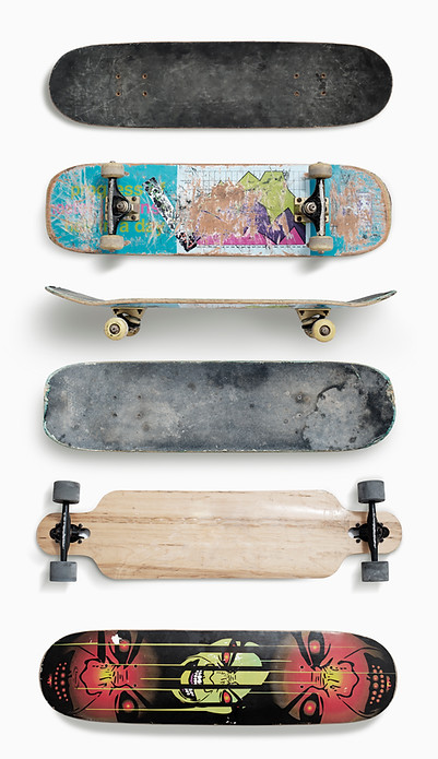 vier Skateboards