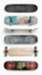 vier Skateboards