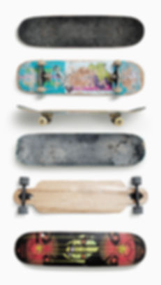 skateboards